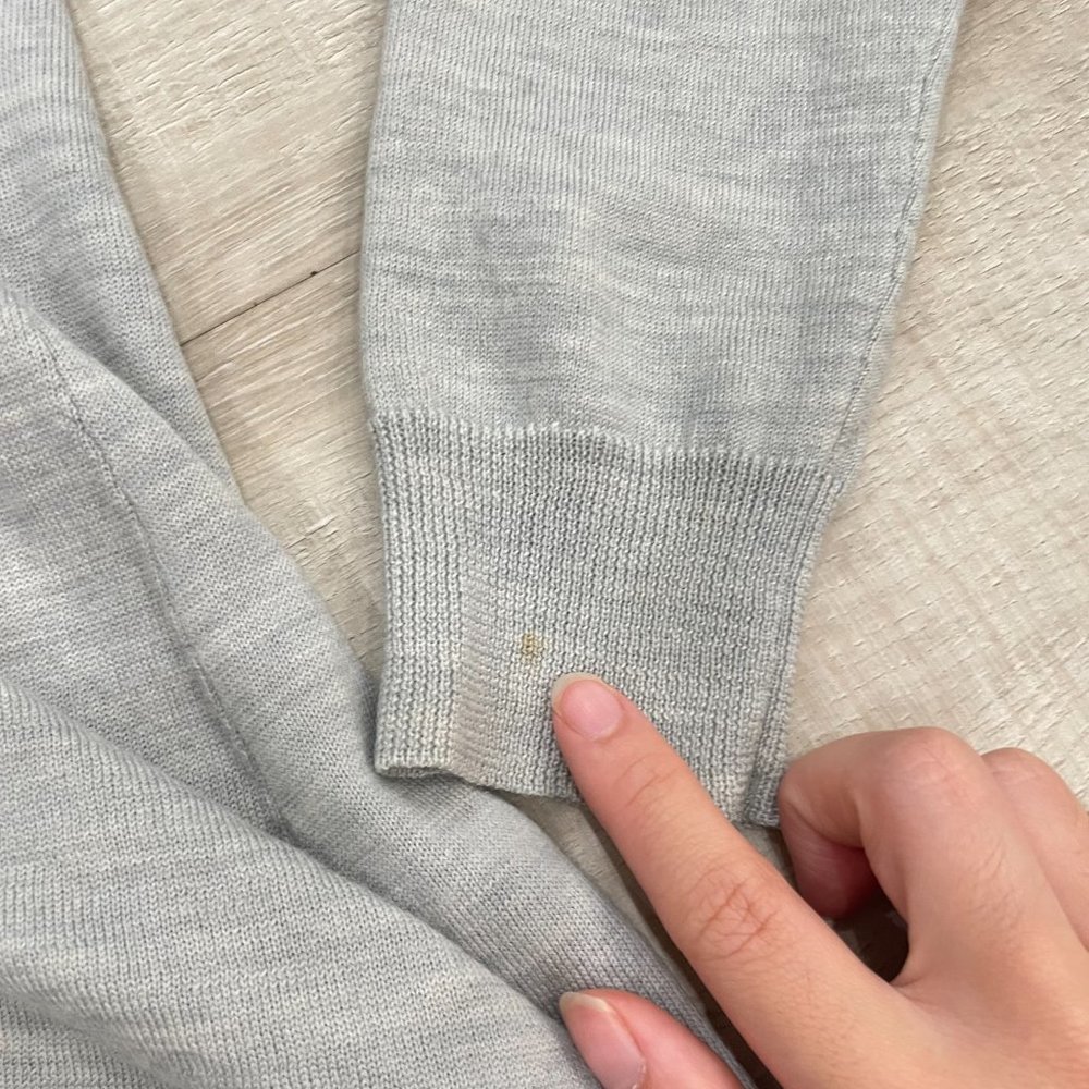 Gray Button Down Cardigan - image 2